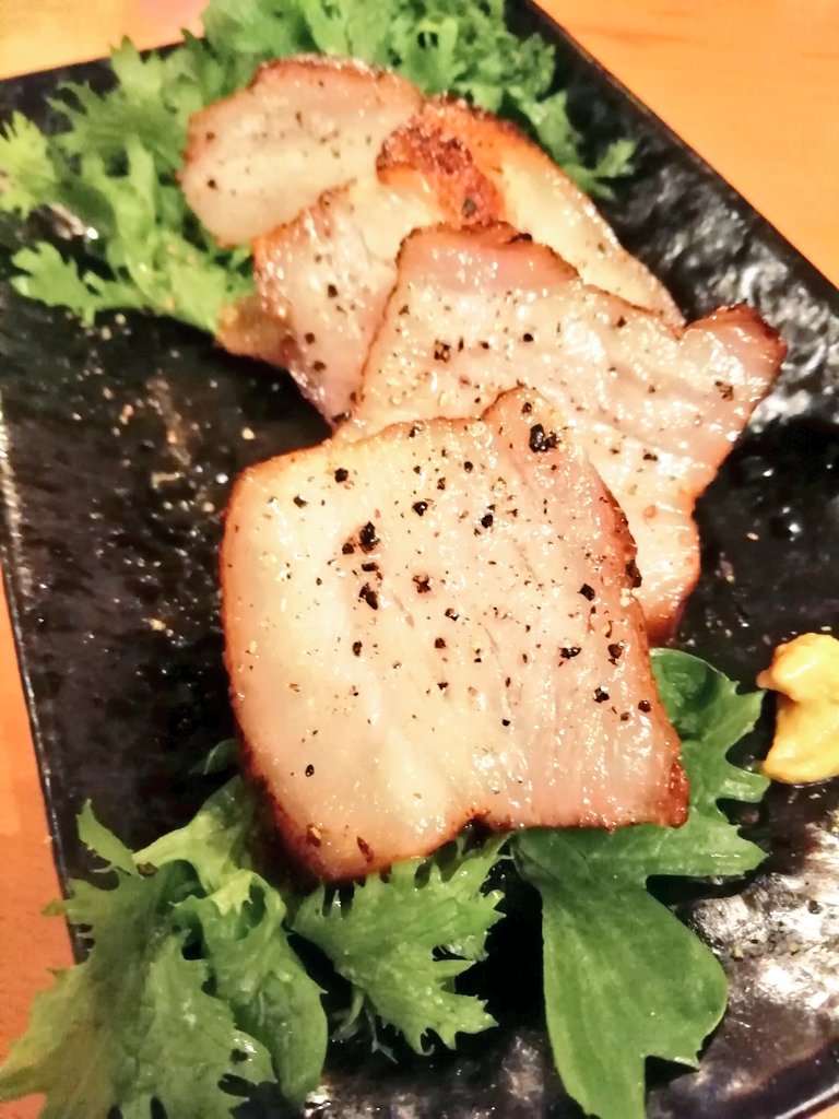 手作りベーコン　燻製　塩豚